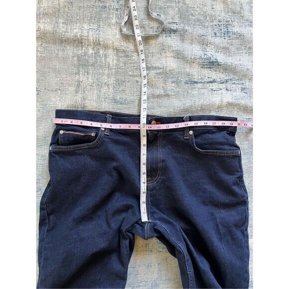 Tommy Hilfiger Dark Blue Straight Leg Jeans 38 x 32 - Picture 7 of 9